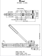 Kẹp đẩy ngang CH32500HL