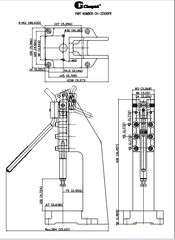 Kẹp đẩy ngang CH32500PR