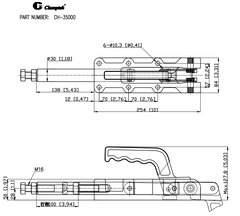 Kẹp đẩy ngang CH35000