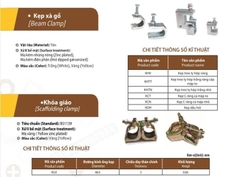 Kẹp xà gồ - khóa giáo