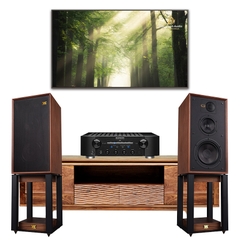 Loa Wharfedale Linton Heritage + Amply Marantz PM8006