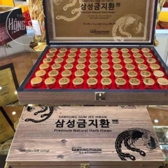 An Cung Ngưu Hoàng Samsung Hàn Quốc Hộp Gỗ 60 Viên