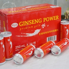 Nước Hồng Sâm KGS Ginseng Power Hàn Quốc Thùng 24 Lon x 250ml