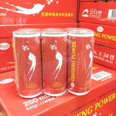 Nước Hồng Sâm KGS Ginseng Power Hàn Quốc Thùng 24 Lon x 250ml