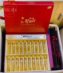 Nước Hồng Sâm Núi Có Củ Hanpuri Hàn Quốc Hộp 20 Ống x 10ml