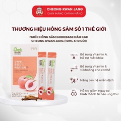 Nước Hồng Sâm KGC Goodbase Vị Đào Hộp 30 Gói x 10ml