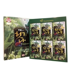Nước Uống Mát Gan Hovenia Dulcis Teawoong Hàn Quốc Hộp 30 Gói x 70ml