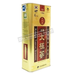 Thái Cực Sâm Củ Khô Hộp Thiếc Daedong 300g 30 củ