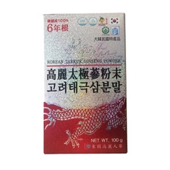 Bột Hồng Sâm Thái Cực Dongil Hàn Quốc (Bột Taekuk) Hộp 3 Lọ x 100g