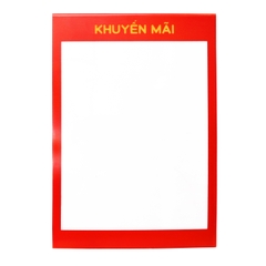 Bảng giá PVC màu khổ A4 đứng