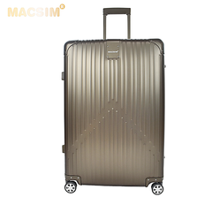 Vali hợp kim nhôm nguyên khối MS1104 Macsim cao cấp màu ti - gold cỡ 29 inches