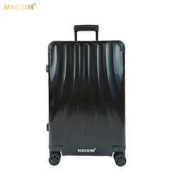 Vali cao cấp hợp kim nhôm nguyên khối MS1307 nhãn hiệu Macsim màu đen 20inches