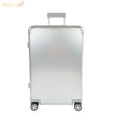 Vali cao cấp chất liệu hợp kim nhôm nguyên khối MS1318 Macsim màu bạc cỡ 24inches