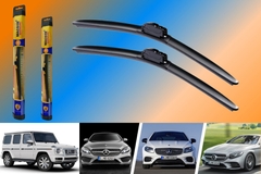 Combo cần gạt nước mưa ô tô Nano Silicon Macsim cho xe mercedes benz B-Class Series B200 2013-2015, 2016-2018, B180 2016-2018, B180 2012