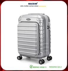 Vali cao cấp Macsim Smooire MSSM158-2b cỡ 20 inch màu silver - Hàng loại 1