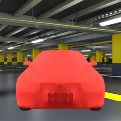 Bạt phủ ô tô trong nhà dòng SUV cỡ YL nhãn hiệu Macsim sử dụng trong nhà chất liệu vải thun - màu đỏ