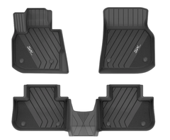 Thảm lót sàn xe ô tô  BMW NEW X3 2018- đến nay Nhãn hiệu Macsim 3W chất liệu nhựa TPE đúc khuôn cao cấp - màu đen