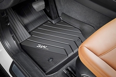 Thảm lót sàn xe ô tô  VINFAST LUX SA 2019-đến nay Nhãn hiệu Macsim 3W chất liệu nhựa TPE đúc khuôn cao cấp - màu đen