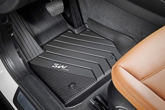 Thảm lót sàn xe ô tô  BMW 1 series 2016-2020 nhãn hiệu Macsim 3W chất liệu nhựa TPE đúc khuôn cao cấp - màu đen