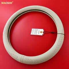Bọc vô lăng da Napan lõi silicon mã 8925 màu be
