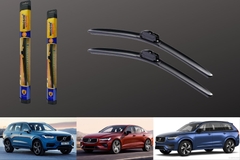 Combo cần gạt nước mưa ô tô Nano Silicon Macsim cho xe Volvo V40 2013, V60 2012-2016, V60 2017-2018, V90 2018
