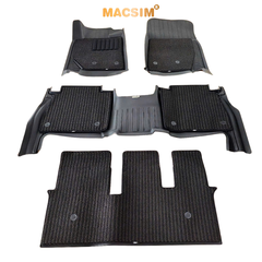 ( 3 hàng ghế) Thảm lót sàn 2 lớp  xe ô tô TOYOTA LAND CRUISER 2009- 2023/ Lexus Lx570 Macsim 3W – TPE đúc khuôn cao cấp, Dễ vệ sinh