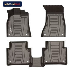 Thảm lót sàn xe ô tô  Audi A3 2021 Macsim 3W – TPE đúc khuôn cao cấp, Sử dụng lâu dài