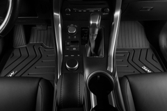 Thảm lót sàn xe ô tô  LEXUS ES 2011 - 2017 Nhãn hiệu Macsim 3W chất liệu nhựa TPE đúc khuôn cao cấp - màu đen
