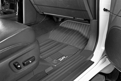 Thảm lót sàn xe ô tô  TOYOTA TUNDRA 2013- đến nay Nhãn hiệu Macsim 3W chất liệu nhựa TPE đúc khuôn cao cấp - màu đen