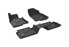 Thảm lót sàn xe ô tô  MAZDA 3 2019 - nay nhãn hiệu Macsim 3W - chất liệu nhựa TPE đúc khuôn cao cấp - màu đen