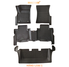Thảm Lót Sàn Ô Tô Toyota Fortuner (2017-nay) Macsim – TPE Chuẩn Phom, Dễ Vệ Sinh (Mã 03)