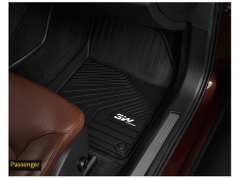 Thảm lót sàn xe ô tô  Volvo S90 LWB new Nhãn hiệu Macsim 3W chất liệu nhựa TPE đúc khuôn cao cấp - màu đen
