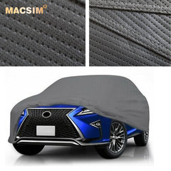 Bạt phủ ô tô chất liệu vải không dệt cao cấp 4 lớp thương hiệu MACSIM cho Toyota Sienna màu ghi - bạt phủ trong nhà và ngoài trời