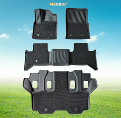 Thảm lót sàn qd ô tô 2 lớp cao cấp dành cho xe Toyota Land cruiser LC300  2022+   nhãn hiệu Macsim  chất liệu TPV