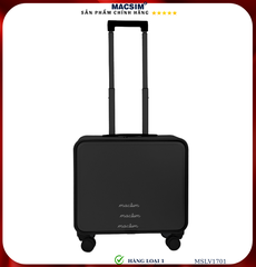 Vali hợp kim nhôm cao cấp Macsim MSLV1701cỡ 16 inches màu đen hàng loại 1