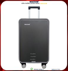 Vali hợp kim nhôm cao cấp Macsim MSLV1701cỡ 20 inches màu ghi hàng loại 1