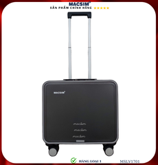 Vali hợp kim nhôm cao cấp Macsim MSLV1701cỡ 16 inches màu ghi hàng loại 1