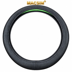 Bọc Vô Lăng Ô Tô Mercedes GLB MACSIM – 8925 đen – Da Napan, lõi silicon