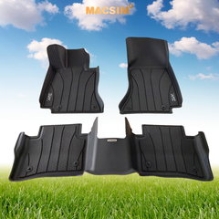 Thảm Lót Sàn Ô Tô Mercedes E 2024+ Macsim 3W – TPE đúc khuôn cao cấp, Dễ vệ sinh