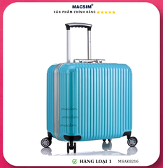 Vali cao cấp Macsim Aksen hàng loại 1 MSAK8216 cỡ 17 inch màu xanh