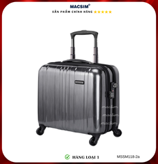 Vali cao cấp Macsim Smooire MSSM118-2a cỡ 16 inch màu đen - Hàng loại 1