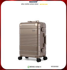 Vali cao cấp Macsim Smooire MSSM368cỡ 20 inch màu gold - Hàng loại 1