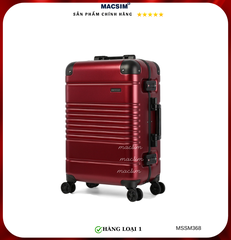 Vali cao cấp Macsim Smooire MSSM368cỡ 20 inch màu đỏ - Hàng loại 1