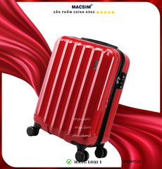 Vali cao cấp Macsim Smooire MSSM523 cỡ 20 inch màu đỏ - Hàng loại 1
