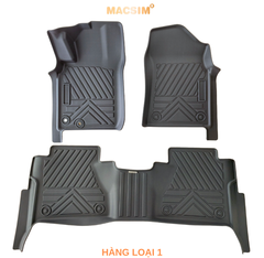 Thảm lót sàn ô tô Nissan Navara 2015+ Macsim - Tpe chuẩn phom, Sử dụng lâu dài (Mã 03)