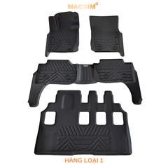 Thảm lót sàn ô tô Pajero sport 2011 - nay  Macsim - Tpe chuẩn phom,  Sử dụng lâu dài (Mã 03)