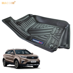 Thảm lót sàn xe ô tô Ford Territory TC qd  Nhãn hiệu Macsim chất liệu nhựa TPV cao cấp màu đen