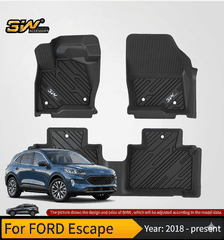 Thảm lót sàn ô tô Ford Escape 2018-2026 Macsim 3W