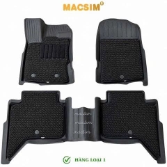 Thảm Ô Tô Ford Ranger 2022-2026 Macsim 3W 2 lớp