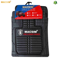 Thảm lót sàn ô tô phổ quát/ tự cắt Macsim màu đen